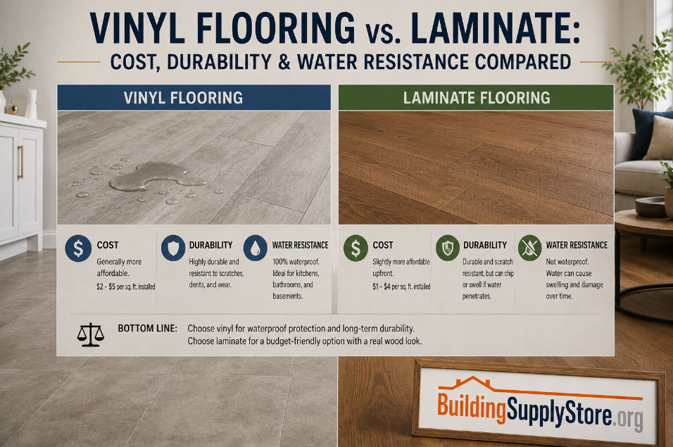 Vinyl Flooring vs Laminate
