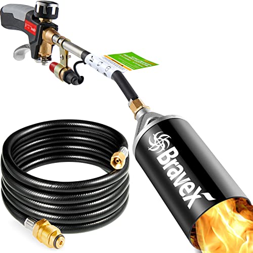 Bravex Propane Torch Weed Burner Torch, High Output 500,000 BTU, Weed