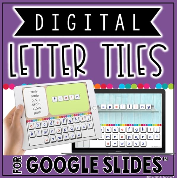 Digital Letter Tiles in Google Slides™