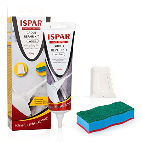 ISPAR Tile Grout Repair Set for Wall and Floors Tile Joints with