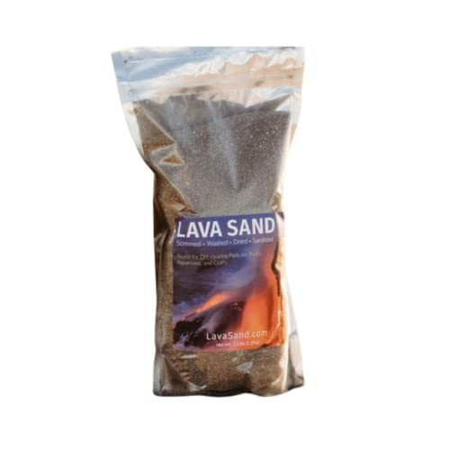 Real Lava Sand Screened, Washed, Dried and Sanitized Great for