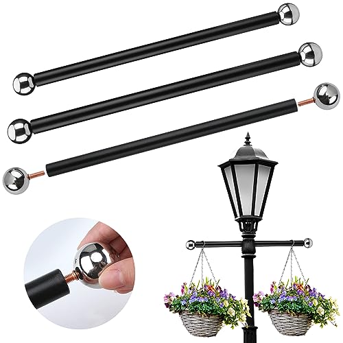 3 Pcs Lamp Post Cross Arm Handle Replacement Steel Cross Arm